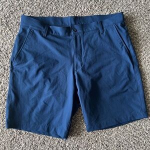 Under Armour Men's Navy Flat Front Shorts